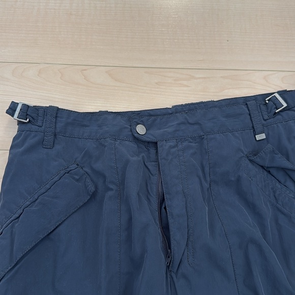 Versace Sport Cargo Pants – Navy with Adjustable Side Belt & Medusa Buttons! - Picture 10 of 16